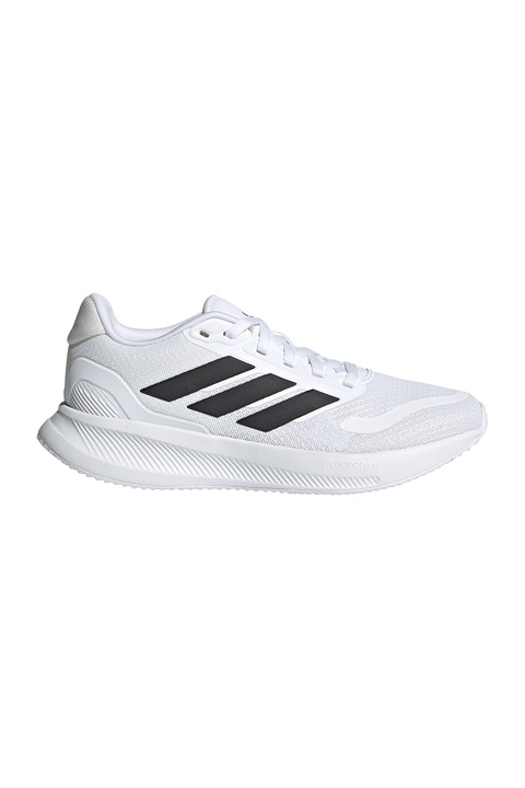 adidas Sportswear, Run Falcon 5 textilsneaker, Koptatott fekete/Fehér
