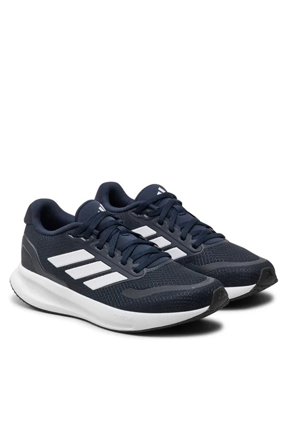 adidas Performance, Pantofi Runfalcon 5 de plasa cu garnituri sintetice pentru alergare, Alb, Bleumarin, 4