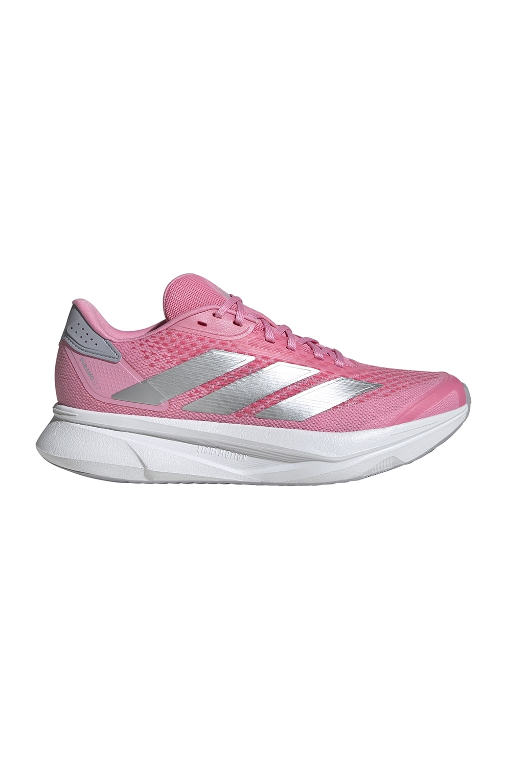 adidas Performance, Pantofi Duramo SL2 din plasa pentru alergare, Roz, Argintiu, 4.5