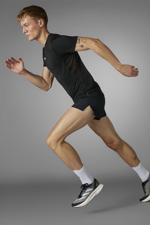 adidas Performance, Вталени шорти за бягане Adizero, Черен