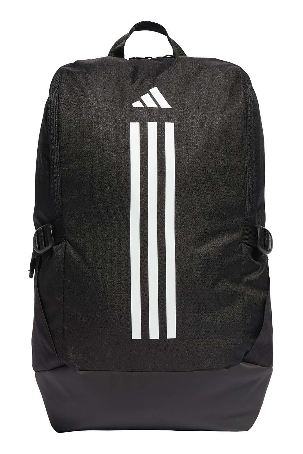 adidas Performance, Rucsac cu model cu 3 dungi Essentials - 23.25 L, Negru, Alb optic