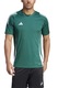 adidas Performance, Футболна слим тениска TIRO24, Бял/Тъмнозелен
