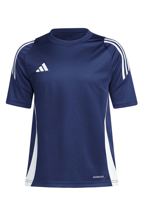 adidas Performance, TIRO24 futballpóló, Fehér/Sötétkék