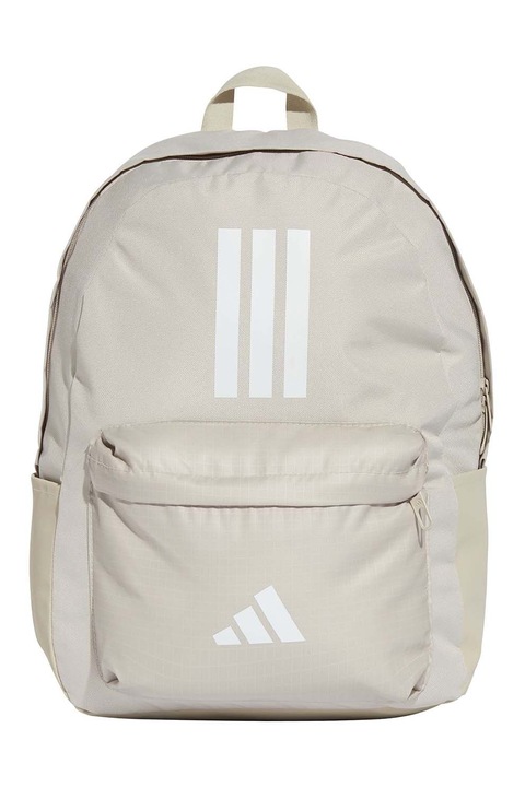 adidas Performance, Раница Back To School с лого - 27.5 л, Тъмнобежово, Бял