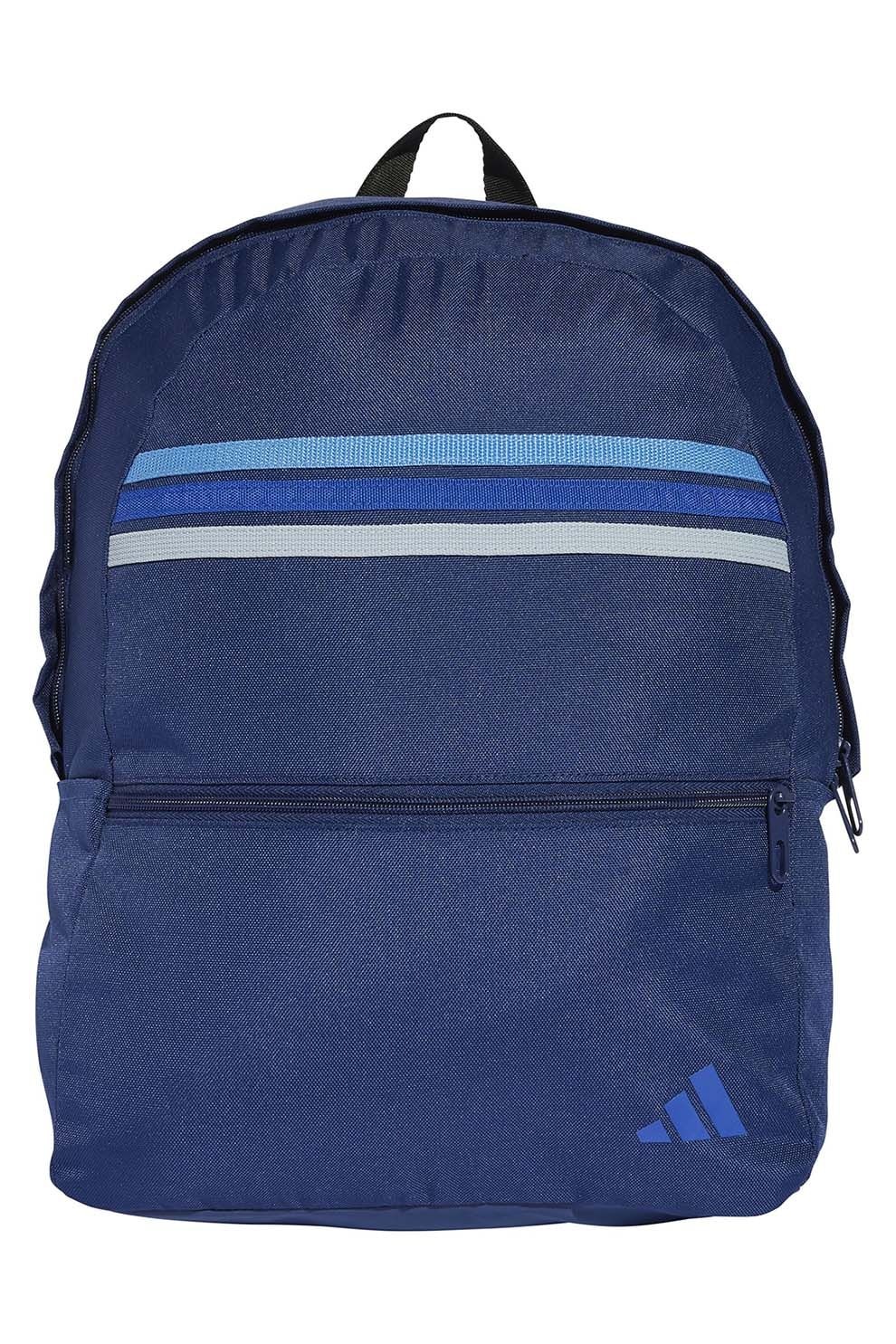 adidas Performance, Rucsac din material textil cu logo, Albastru inchis