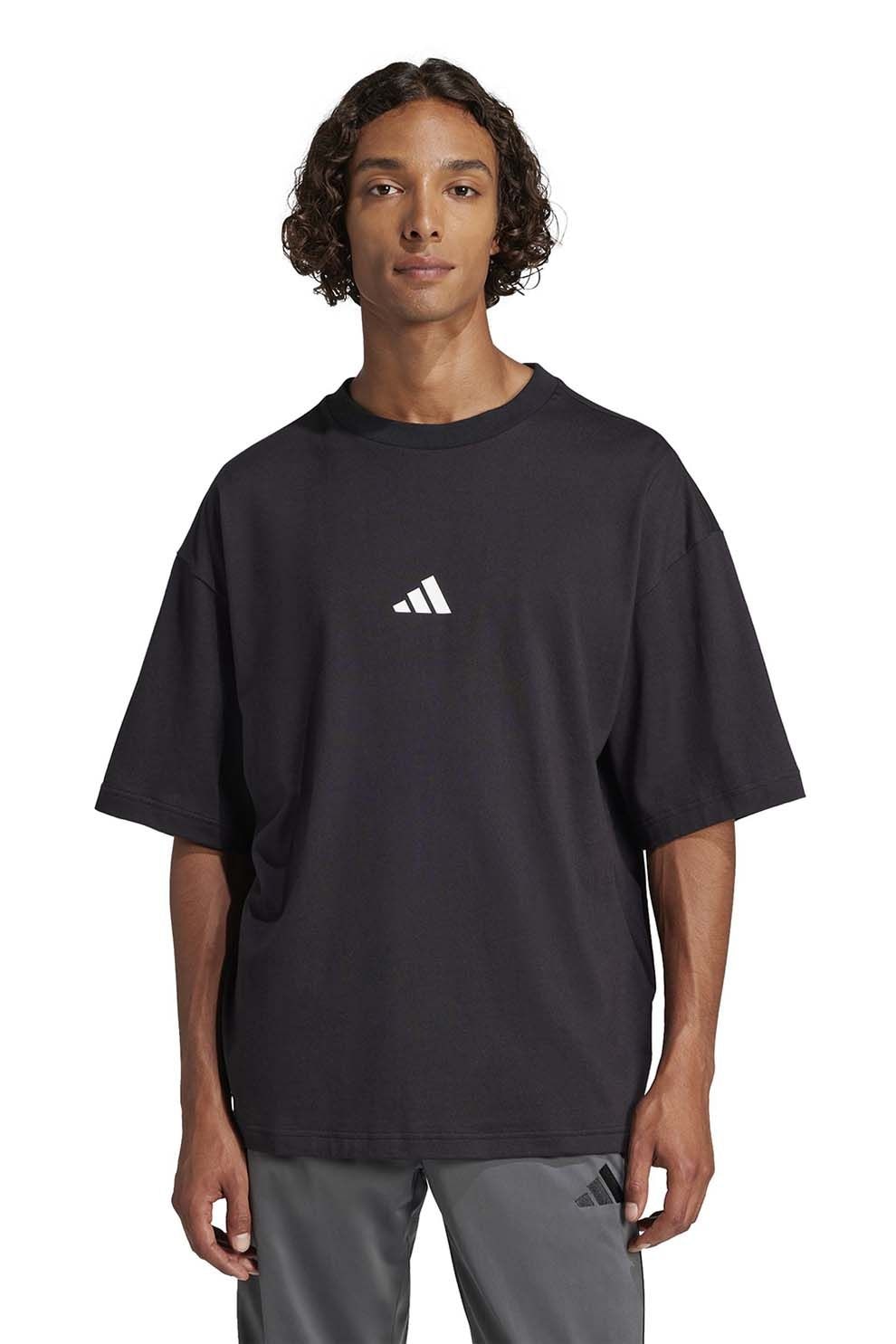 adidas Sportswear, Tricou cu logo discret Future Icons, Negru, M