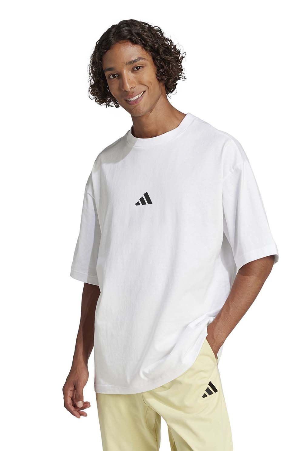 adidas Sportswear, Tricou cu logo discret Future Icons, Alb optic, L
