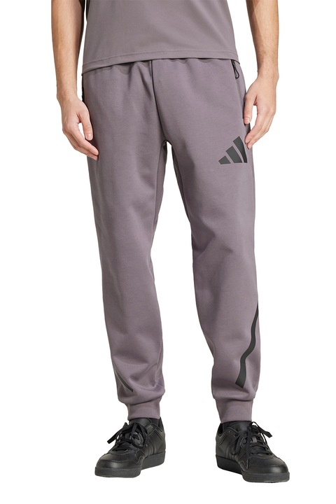 adidas Sportswear, Спортен панталон Z.N.E., Черен/Бледа лила