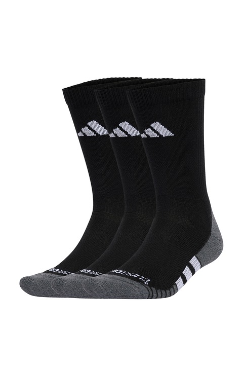 adidas Performance, Тренировъчни дълги чорапи - 3 чифта, Черен/Бял/Tъмносив