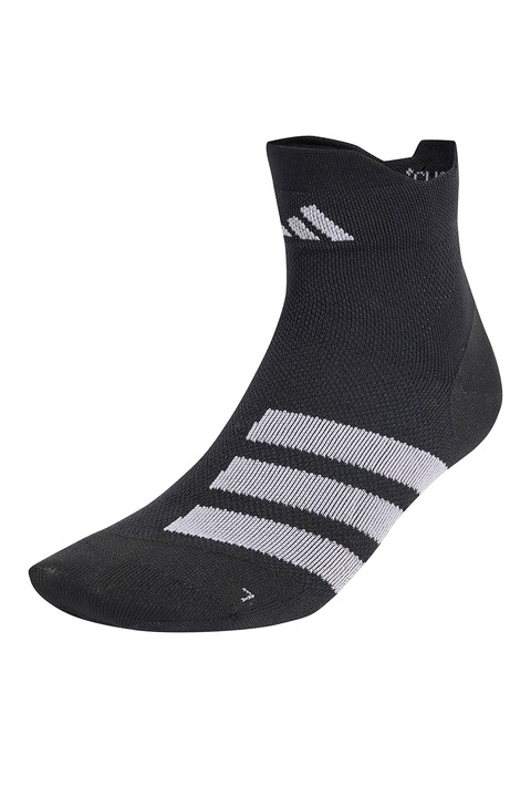adidas Performance, Sosete unisex pentru alergare Adizero, Negru stins/Alb optic