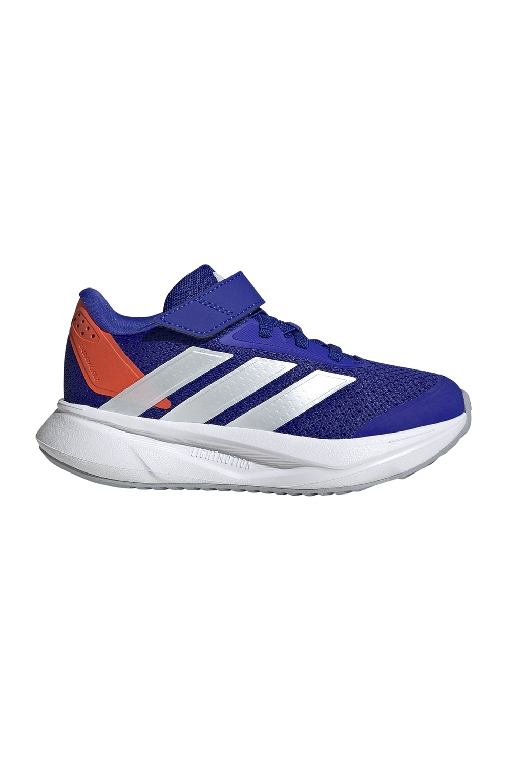 adidas Sportswear, Pantofi sport Duramo SL2 cu velcro, Portocaliu, Albastru royal, 32 EU