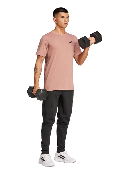 adidas Performance, Тренировъчна тениска Feelready, Черен/Прашно розово