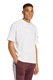adidas Sportswear, Tricou cu decolteu la baza gatului si detaliu cu logo pe maneci, Negru stins, Alb optic, L