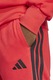 adidas Sportswear, Спортен панталон с лого и връзка, Черен/Корал