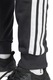 adidas Sportswear, Спортен панталон с лого и връзка, Бял/Черен