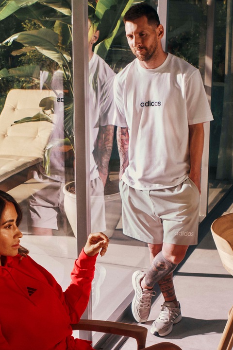 adidas Sportswear, Bermude cu buzunare oblice, Alb optic/Crem