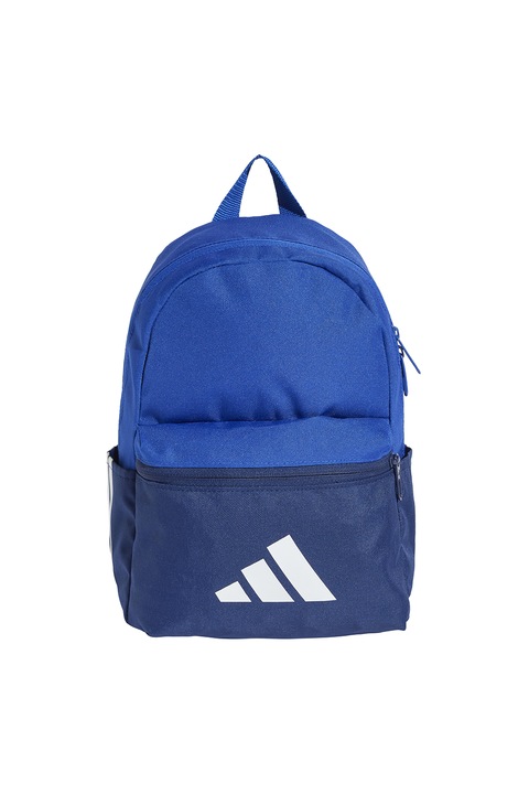 adidas Sportswear, Rucsac din material textil cu imprimeu logo, Alb, Albastru royal