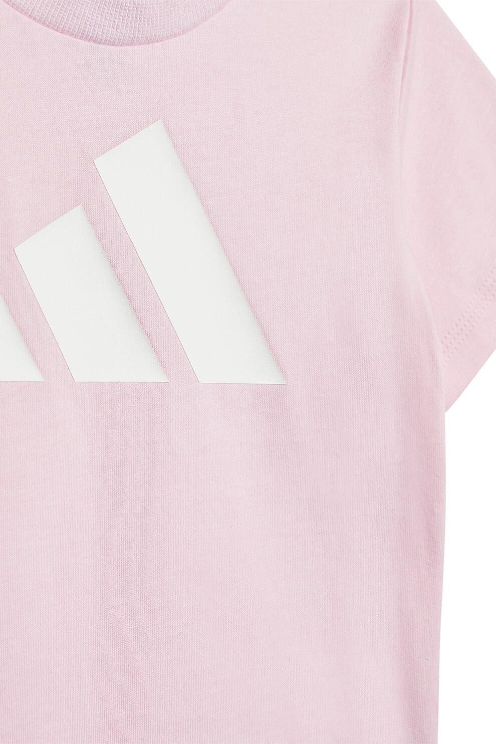 Logo Cu Roz adidas Sportswear, Set de pantaloni scurti si tricou cu imprimeu logo ...