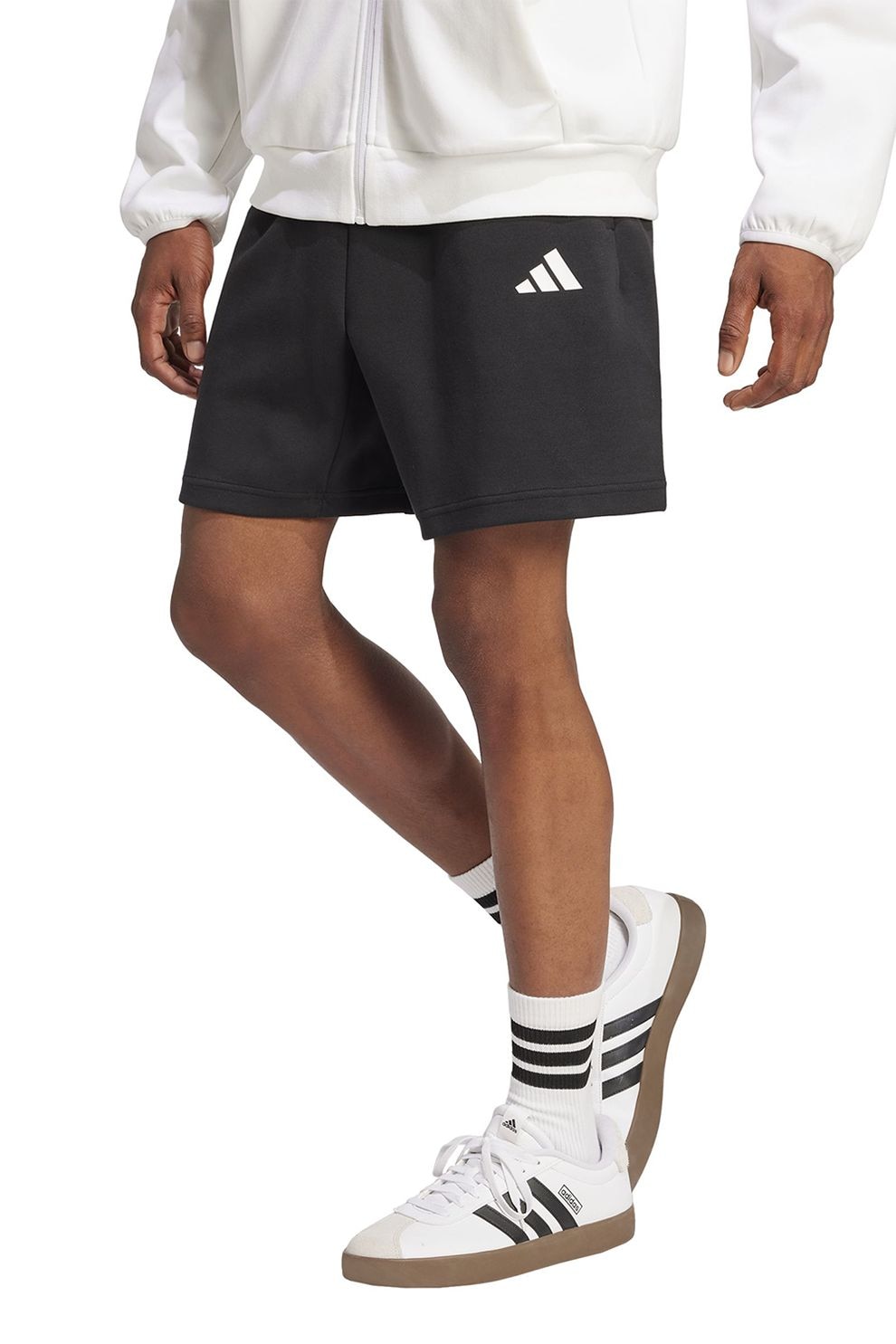 adidas Sportswear, Bermude cu buzunare laterale, Negru, XL