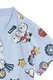 adidas Sportswear, Set de pantaloni scurti si tricou cu imprimeu - 2 piese, Rosu/Alb/Albastru deschis
