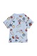 adidas Sportswear, Set de pantaloni scurti si tricou cu imprimeu - 2 piese, Rosu/Alb/Albastru deschis