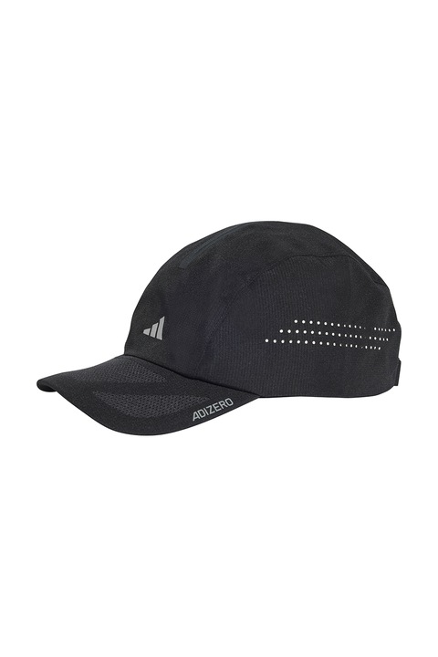 adidas Performance, AdiZero tépőzáras futósapka, Fekete, 56-58 CM
