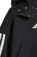 adidas Sportswear, Trening din amestec de bumbac cu gluga, Alb/Negru
