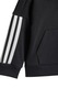 adidas Sportswear, Trening din amestec de bumbac cu gluga, Alb/Negru