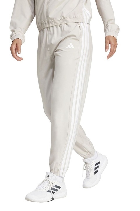 adidas Performance, Pantaloni cu buzunare laterale, pentru fitness, Grej