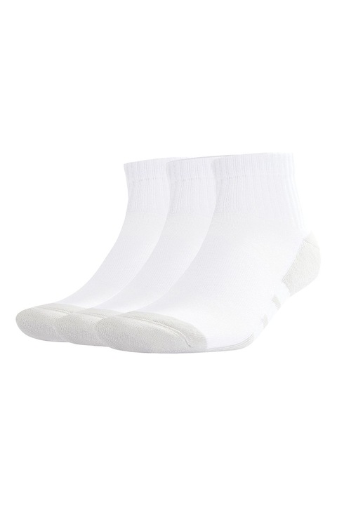 adidas Performance, Тренировъчни къси чорапи - 3 чифта, Бял