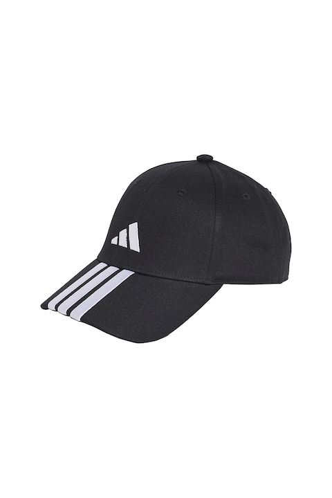 adidas Sportswear, Унисекс бейзболна шапка с лого, Бял/Черен