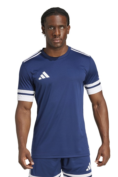 adidas Performance, Футболна тениска с лого, Тъмносин