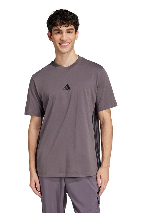 adidas Sportswear, Kerek nyakú pamutpóló, Halánylila