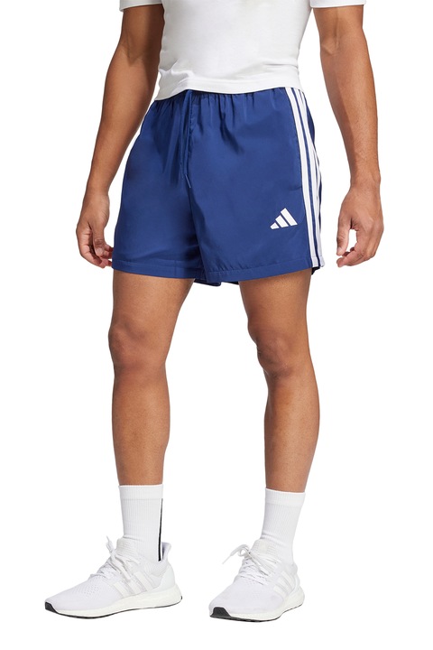 adidas Sportswear, Chelsea húzózsinóros logós rövidnadrág, Fehér/Sötétkék