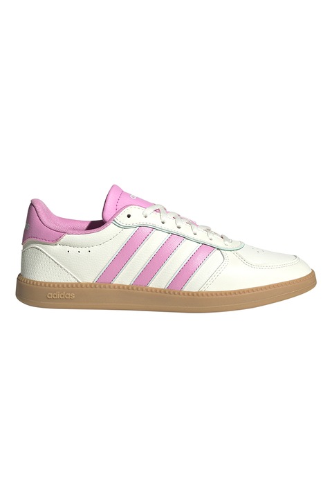 adidas Sportswear, Спортни обувки Breaknet Sleek с лого, Бял/Розово