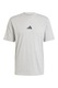 adidas Sportswear, Tricou din bumbac cu logo brodat, Negru, Gri deschis melange, 2XL