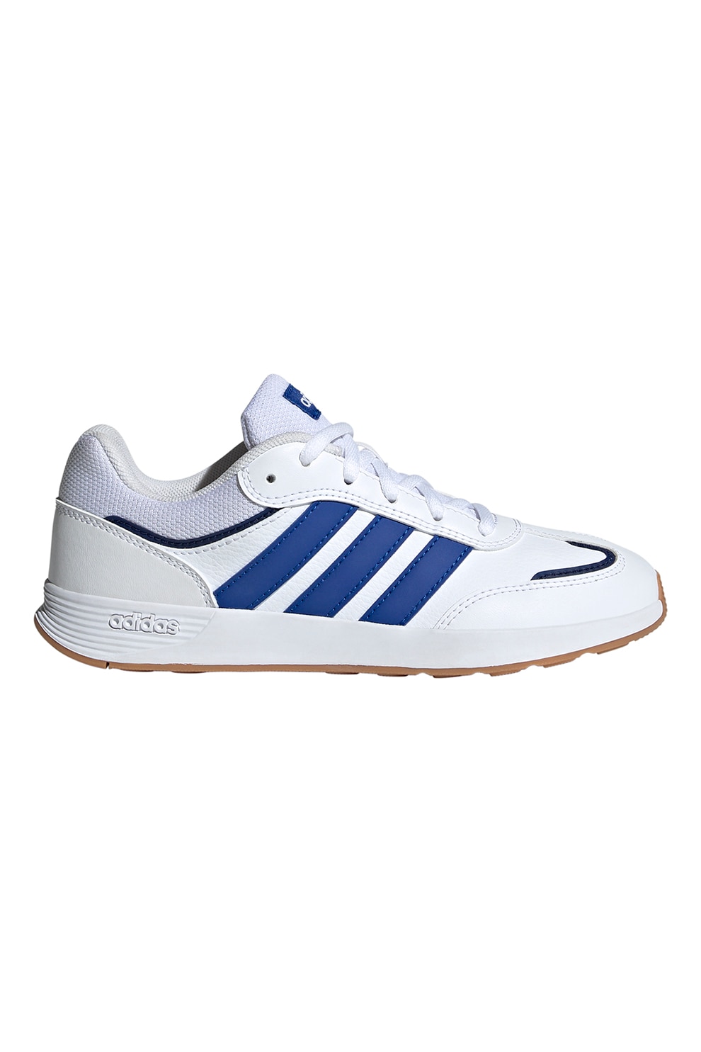 adidas Sportswear, Pantofi sport low-cut Tensaur Switch, Alb, Albastru royal, 35 EU