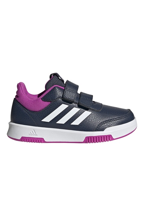 adidas Sportswear, Pantofi sport Tensaur 2.0 cu velcro, Alb, Albastru ultramarin, Roz fandango, 35 EU