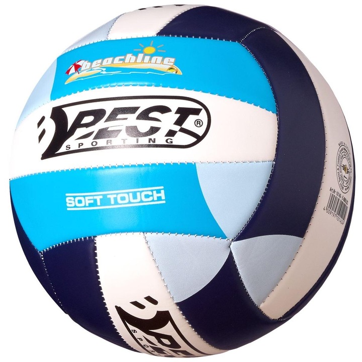 Minge de volei, Best Sporting California, Spuma Eva, Marime 5, alb/albastru/negru