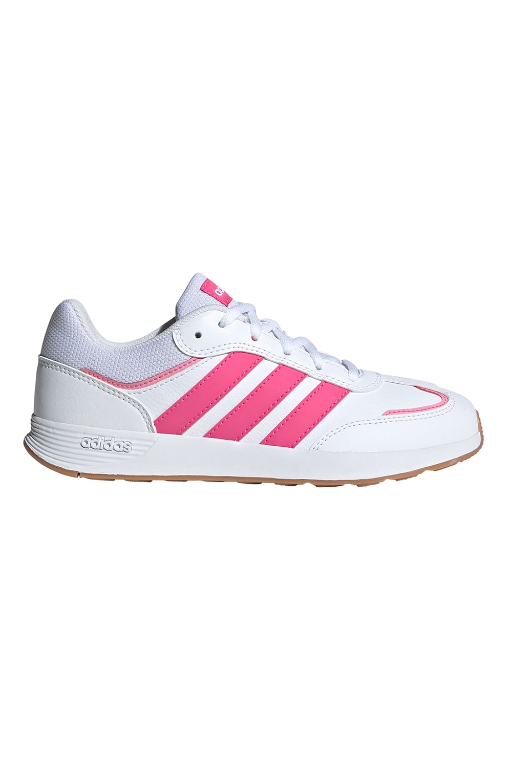 adidas Sportswear, Pantofi sport low-cut Tensaur Switch, Alb, Roz aprins, 36 2/3 EU