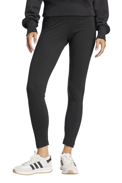 adidas Sportswear, Colanti cu talie inalta ALL SZN, Negru