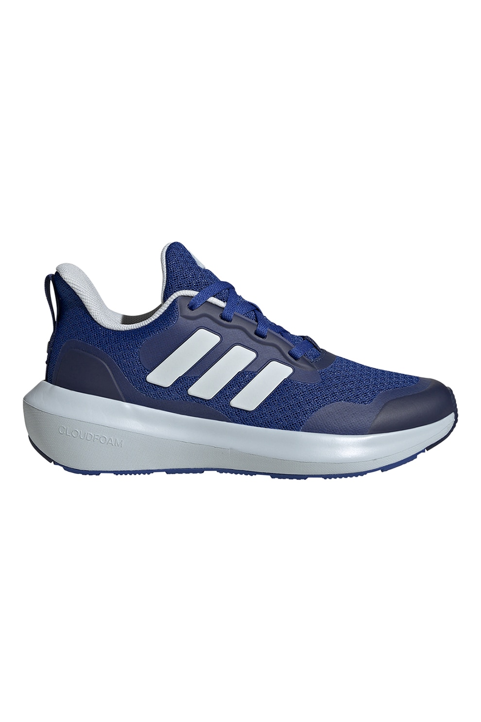 adidas Sportswear, Pantofi sport FortaRun 3.0, Alb, Albastru inchis, 35.5 EU