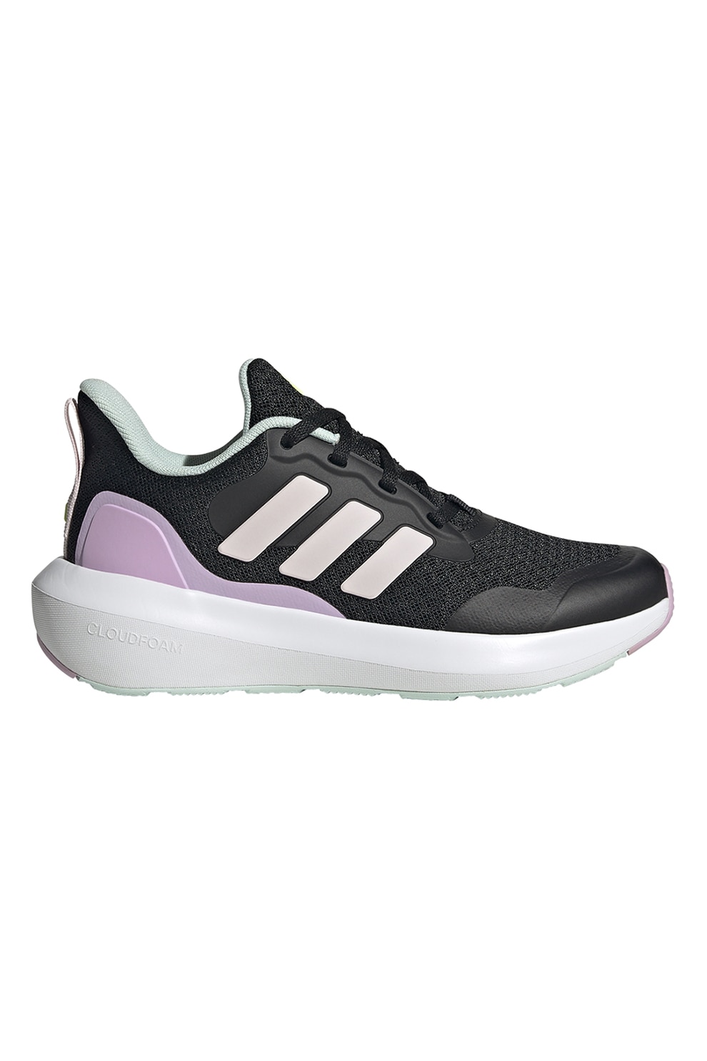 adidas Sportswear, Pantofi sport FortaRun 3.0, Negru, Roz pal, 39 1/3 EU