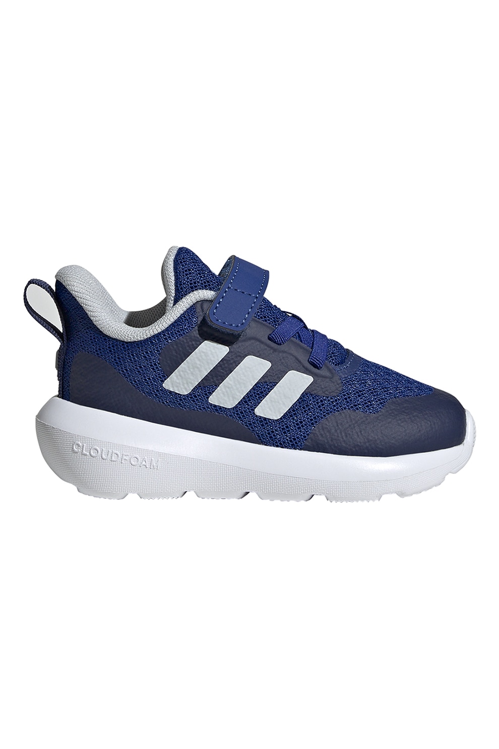 adidas Sportswear, Pantofi sport cu velcro Forta Run 3.0, Alb, Albastru inchis, 21 EU