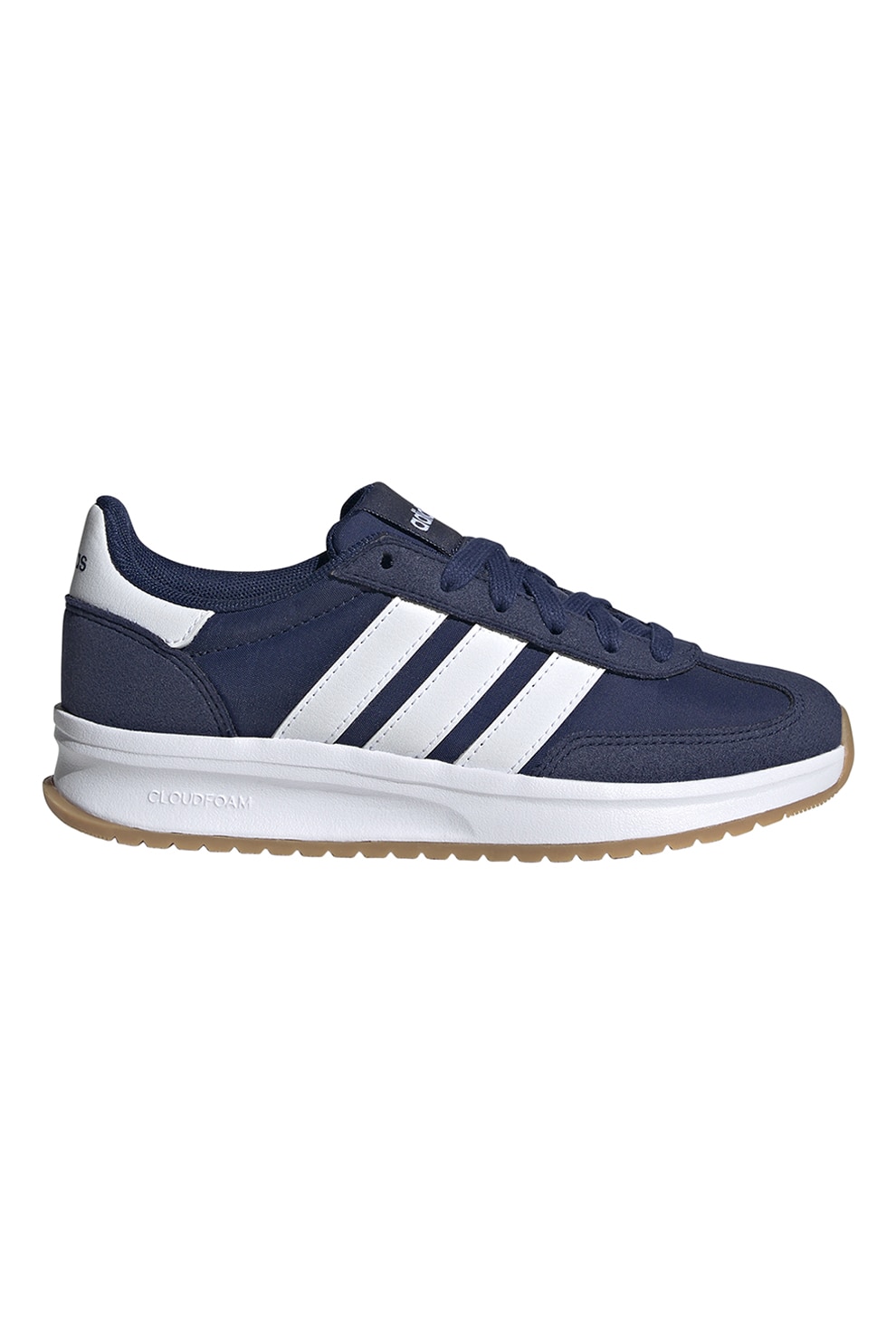 adidas Sportswear, Pantofi sport Run 70s 2.0, Alb, Albastru inchis, 38 2/3 EU
