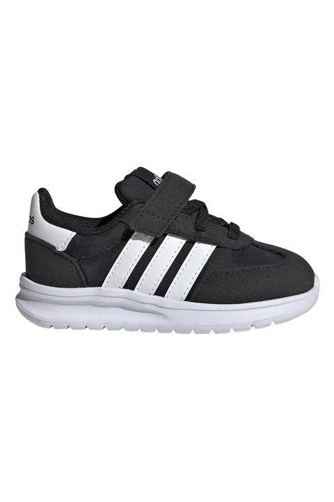 adidas Sportswear, Pantofi sport Run 70s 2.0 cu velcro, Negru/Alb optic