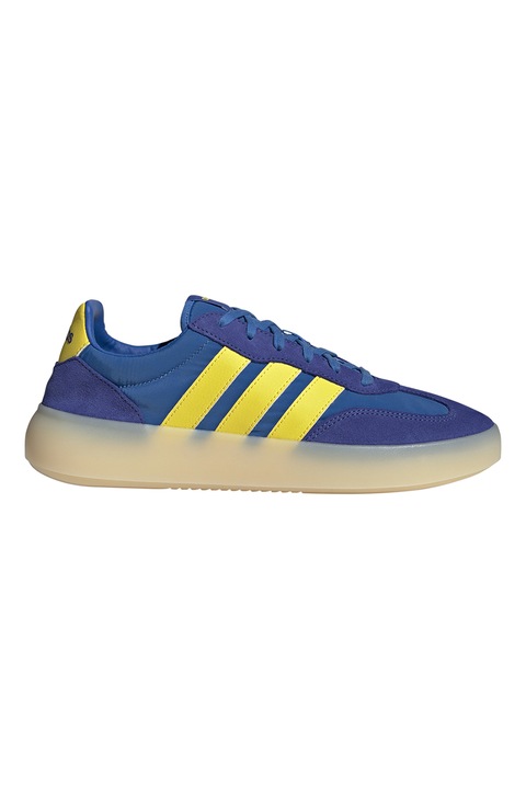 adidas Sportswear, Pantofi sport Barreda Decode cu garnituri din piele intoarsa, Galben pai/Albastru royal
