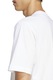 adidas Sportswear, Tricou cu imprimeu logo si decolteu la baza gatului, Alb/Negru