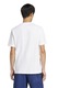 adidas Sportswear, Tricou cu imprimeu logo si decolteu la baza gatului, Alb/Negru