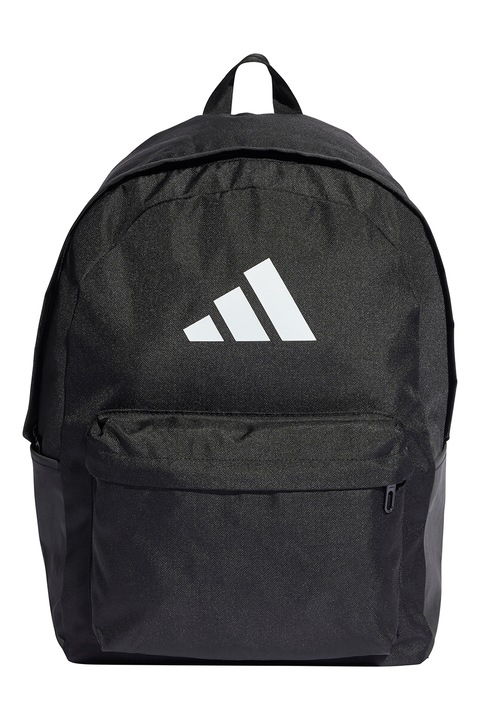 adidas Performance, Rucsac unisex din material textil Classic Bars - 27.5 L, Alb, Negru